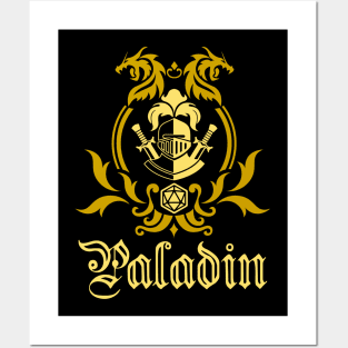 D&D Paladin Simple Class Emblem Posters and Art